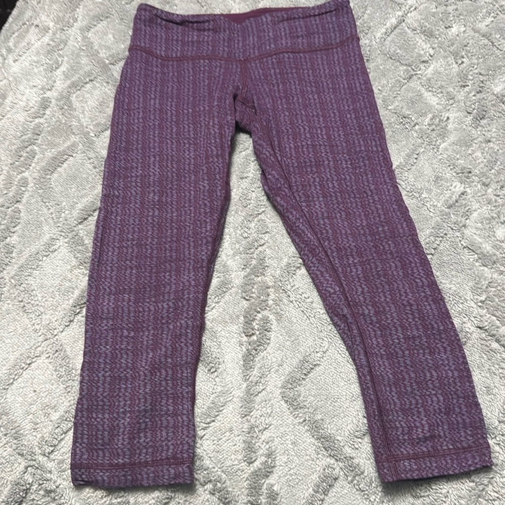 Lululemon purple crap leggings size small